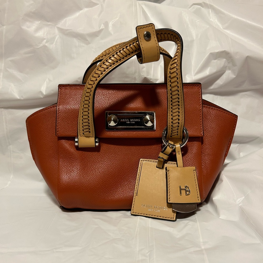 Henri Bendel Brown Leather Crossbody